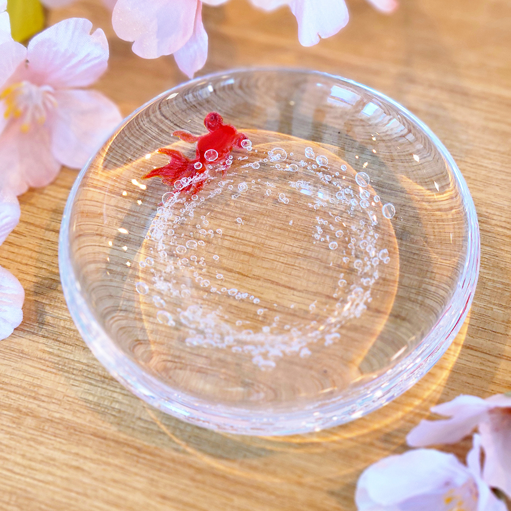 豆池皿／金魚 | CLASS GLASS